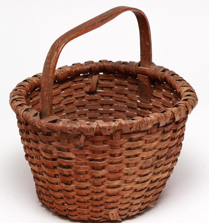 AMERICAN PAINTED BASKET. (1 of 2)