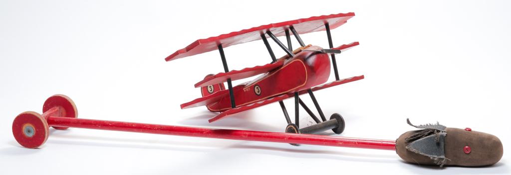 AMERICAN HOBBY HORSE AND TOY PLANE. (1 of 3)