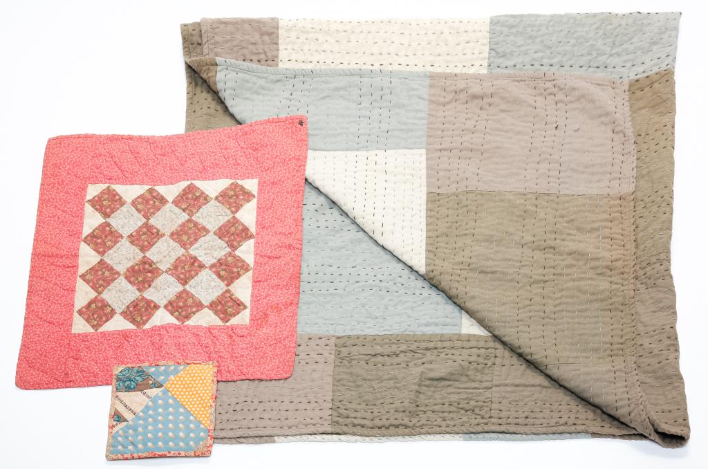 THREE TEXTILES. (1 of 4)