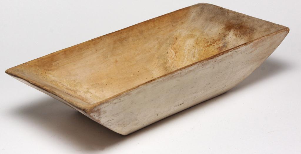 AMERICAN WOODEN TRENCHER. (1 of 2)