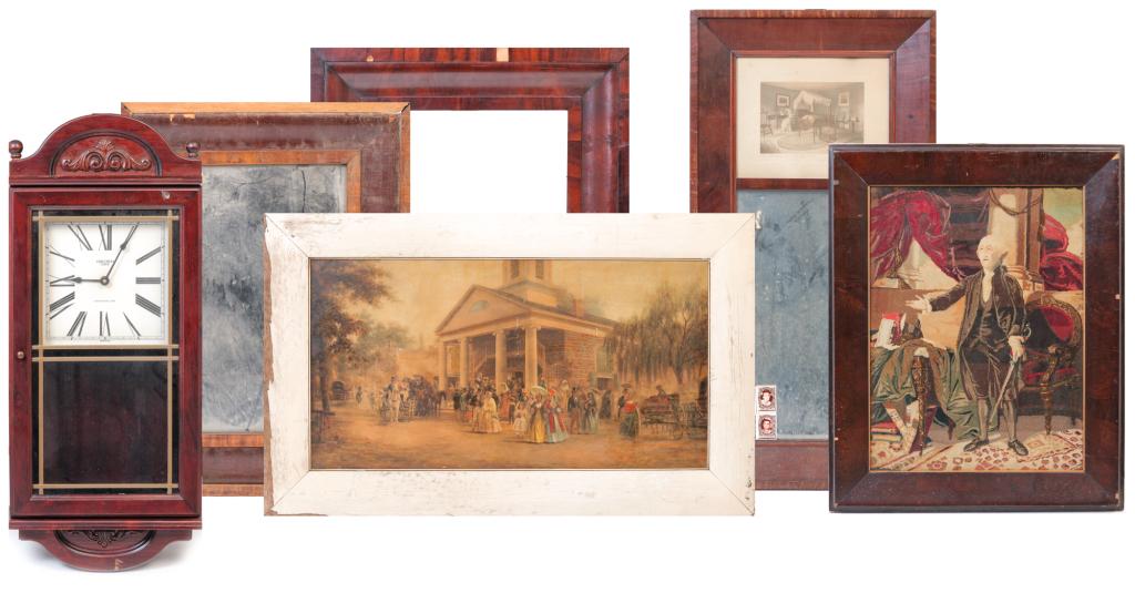 SIX WALL HANGING ITEMS. (1 of 8)