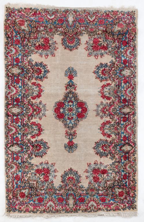HAND WOVEN ORIENTAL AREA RUG. (1 of 2)