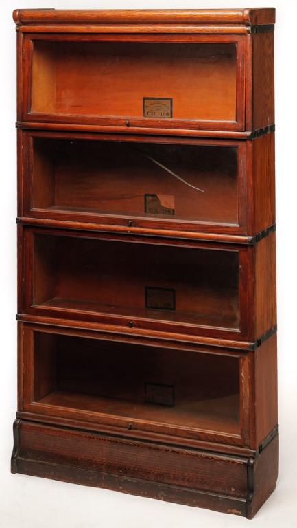 AMERICAN GLOBE WERNICKE STACKING BOOKCASE. (1 of 4)