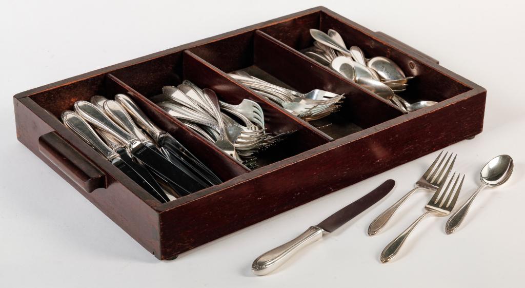 AMERICAN INTERATIONAL LADY BETTY STERLING SET. (1 of 2)