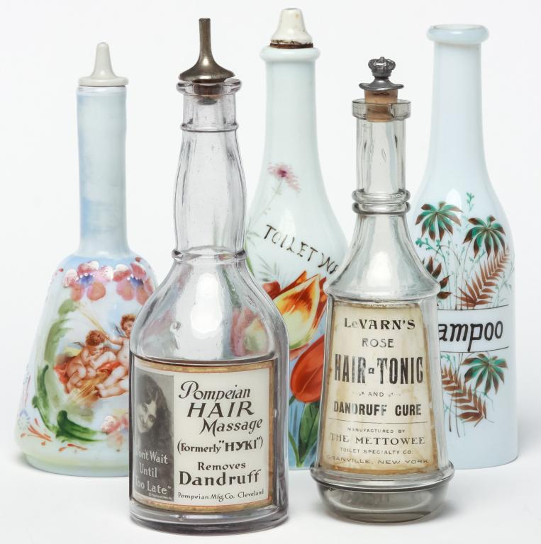 EIGHT BARBER BOTTLES. (1 of 6)