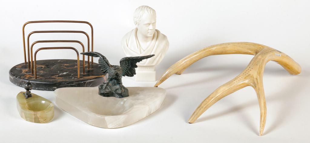 GROUP OF FOUR ECLECTIC ITEMS. (1 of 2)