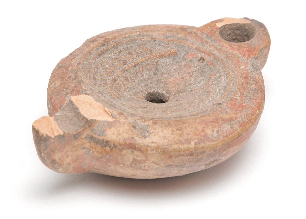 ROMAN OIL LAMP. (1 of 3)