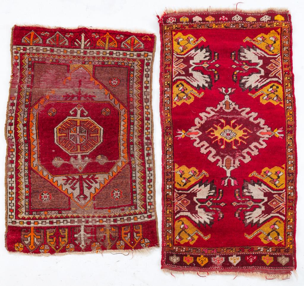 TWO ORIENTAL MATS. (1 of 3)