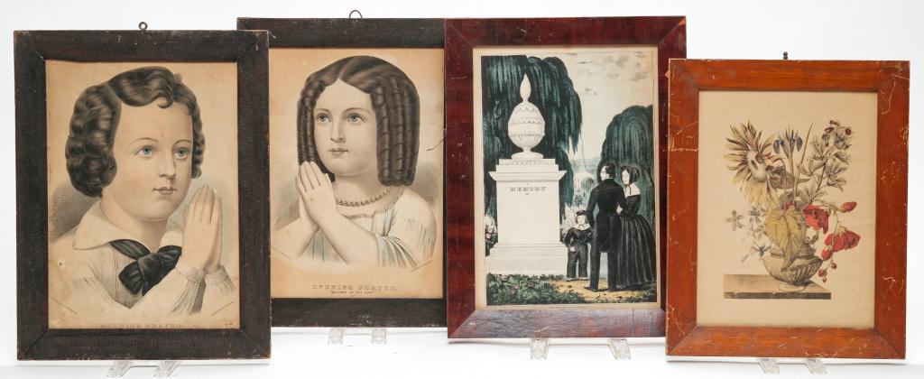 FOUR NINETEENTH CENTURY PRINTS. (1 of 3)