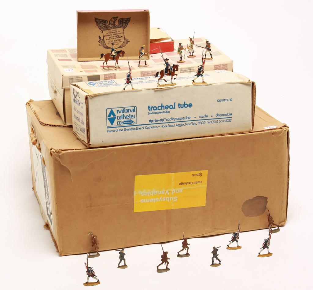 COLLECTION OF EUROPEAN TOY SOLDIERS. (1 of 3)