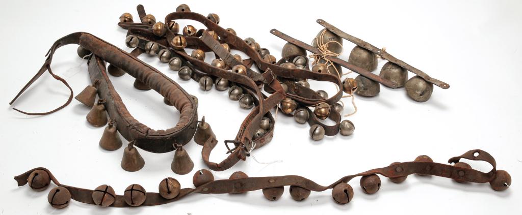 GROUP OF SLEIGH BELLS AND HARNESS BELLS (1 of 3)