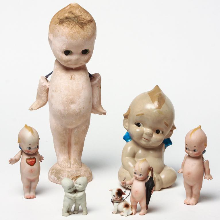 TEN "KEWPIE" DOLLS AND ADDITIONS. (1 of 2)
