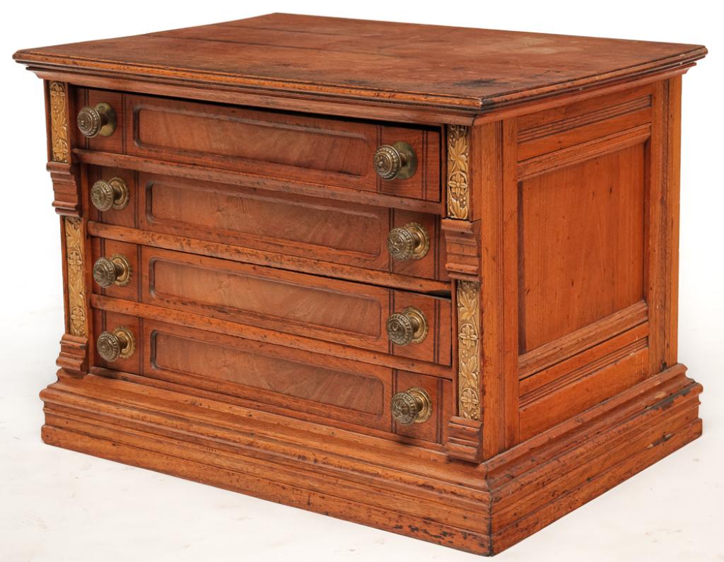 AMERICAN FOUR DRAWER SPOOL CABINET. (1 of 4)