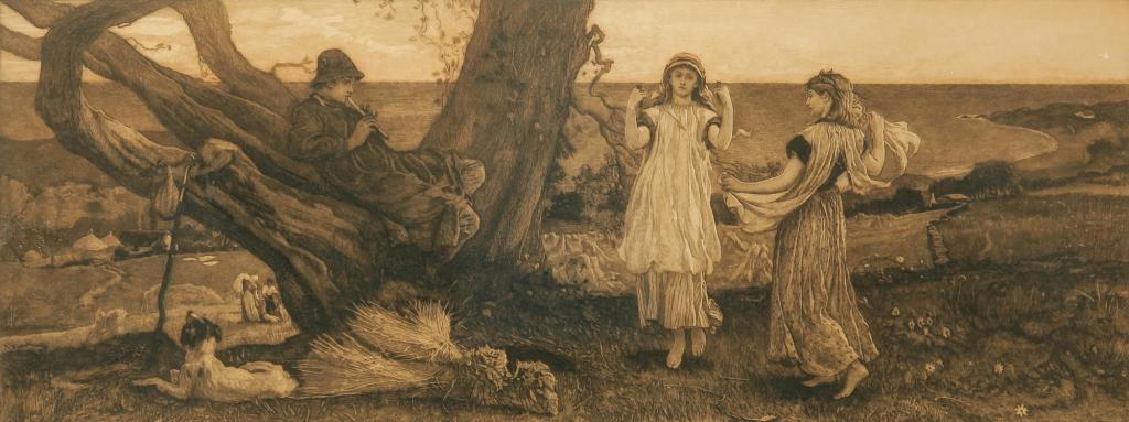 LARGE FRAMED PRINT. (1 of 3)