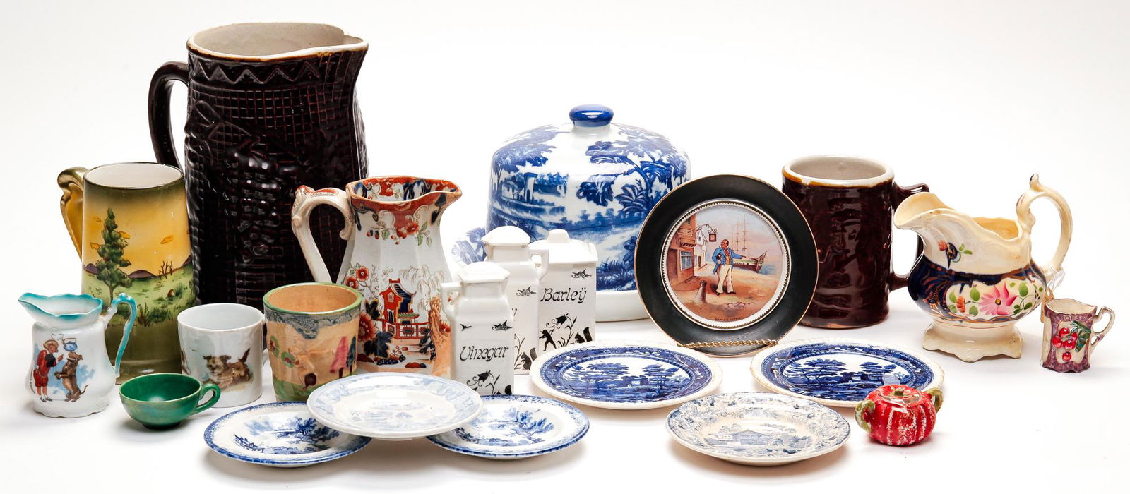 GROUP OF VARIOUS CHINA. (1 of 4)