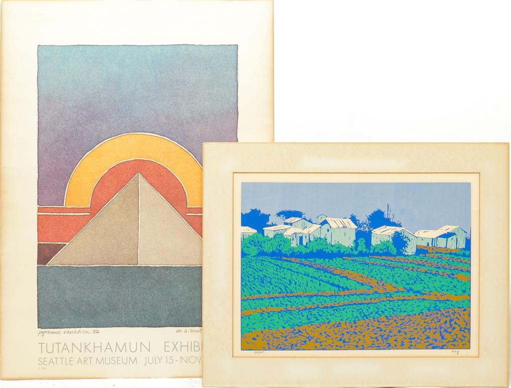 TWO ARTIST SIGNED PRINTS. (1 of 3)