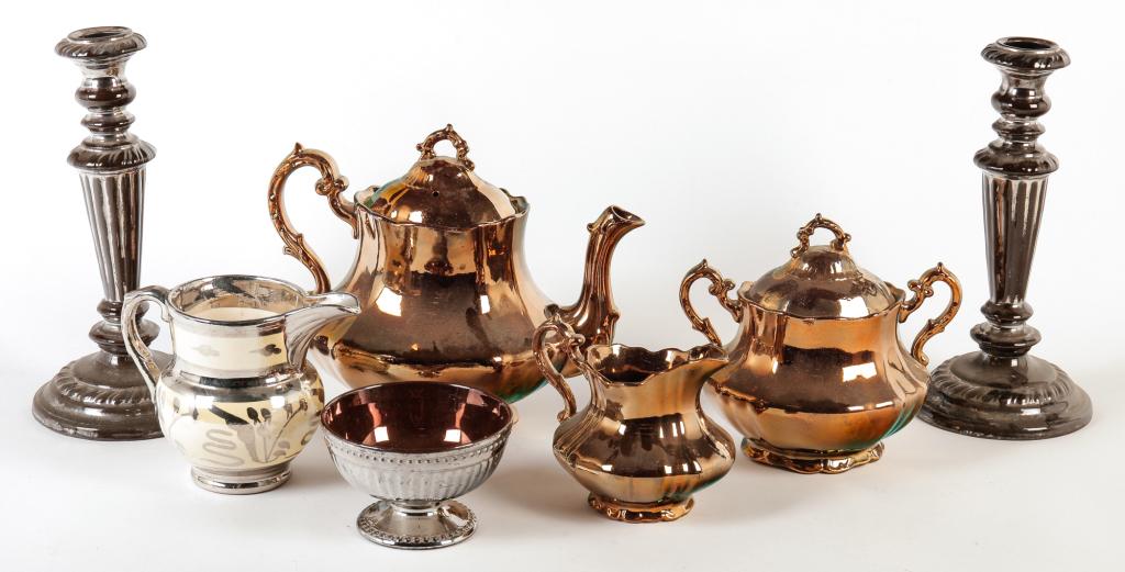 EIGHT PIECE ECLECTIC LOT. (1 of 1)