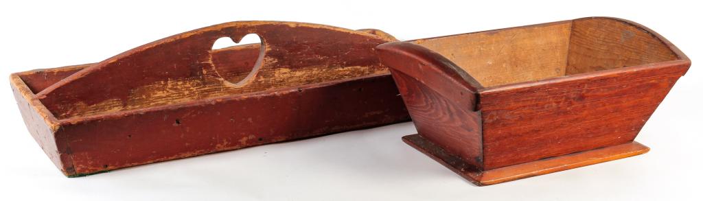 TWO AMERICAN COUNTRY BOXES. (1 of 2)