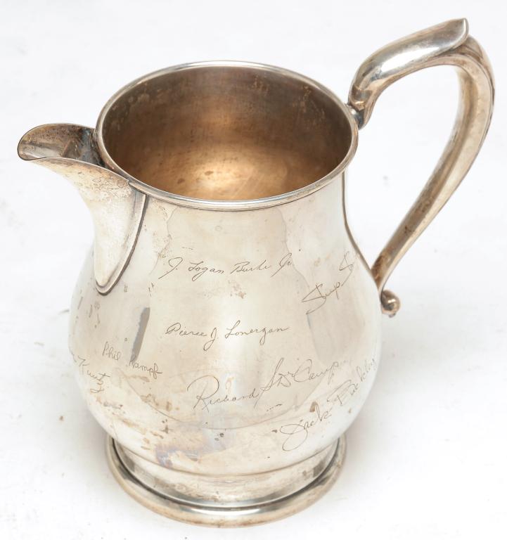 AMERICAN KIRK STERLING PITCHER. (1 of 3)