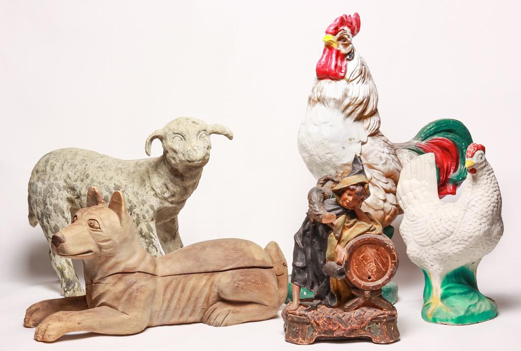 FIVE LARGE FIGURES. (1 of 3)