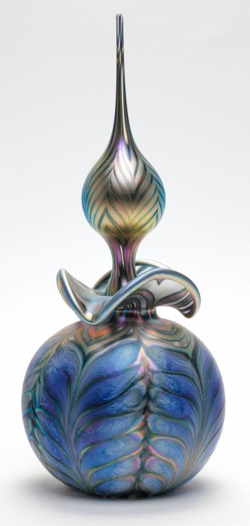 DANIEL LOTTON GLASS PERFUME BOTTLE. (1 of 3)