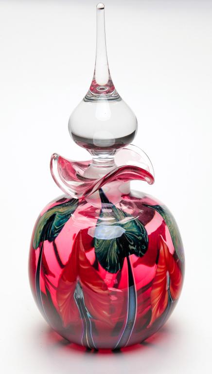 CHARLES LOTTON ART GLASS PERFUME BOTTLE. (1 of 4)