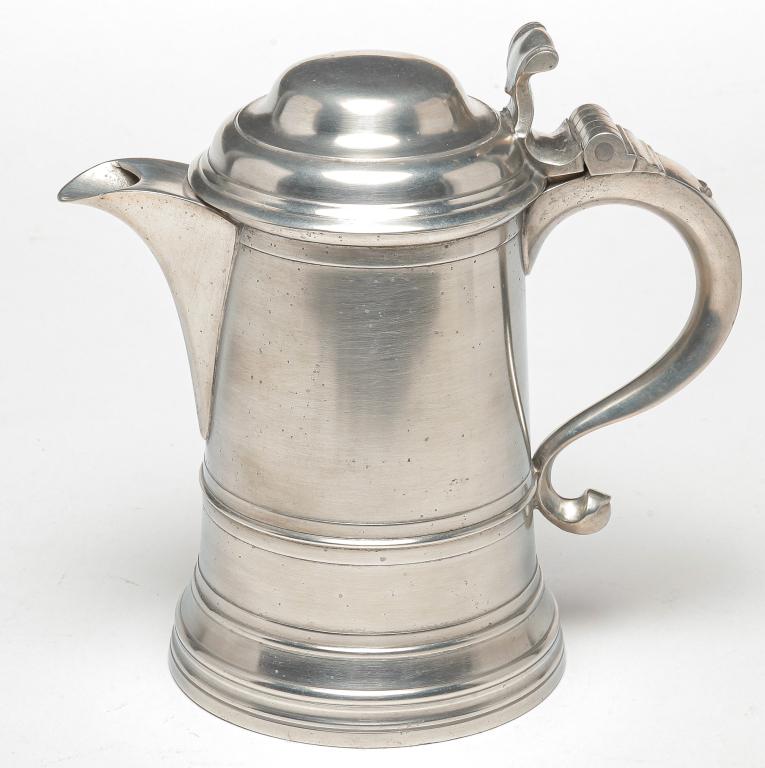 BOARDMAN AND CO. PEWTER TANKARD PITCHER. (1 of 4)