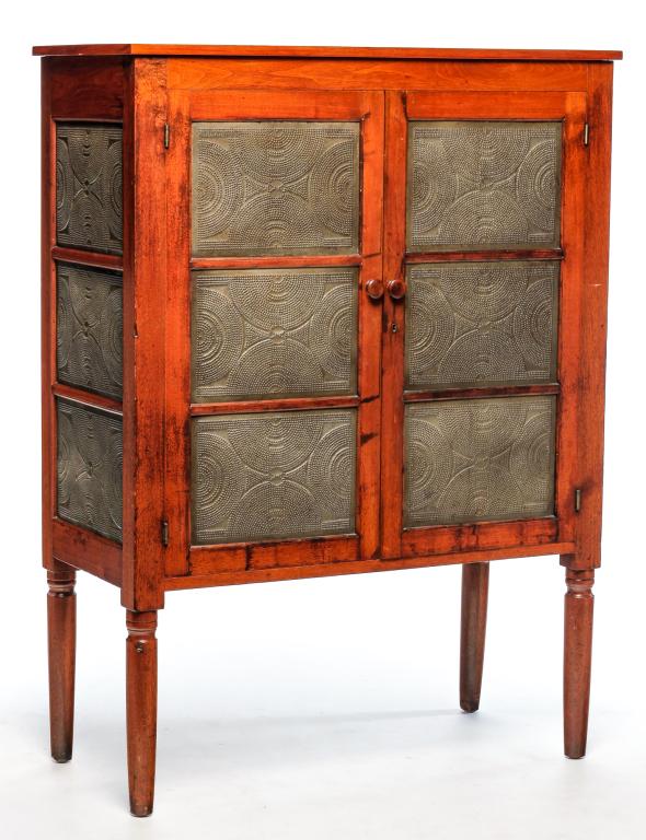 AMERICAN SHERATON PIE SAFE. (1 of 5)