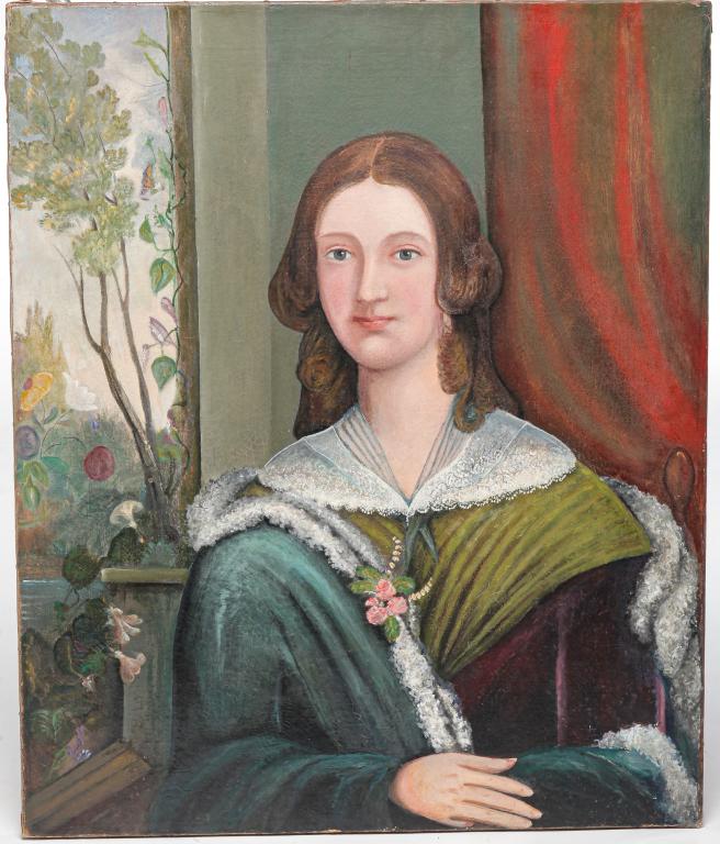 PORTRAIT OF A YOUNG WOMAN. (1 of 2)