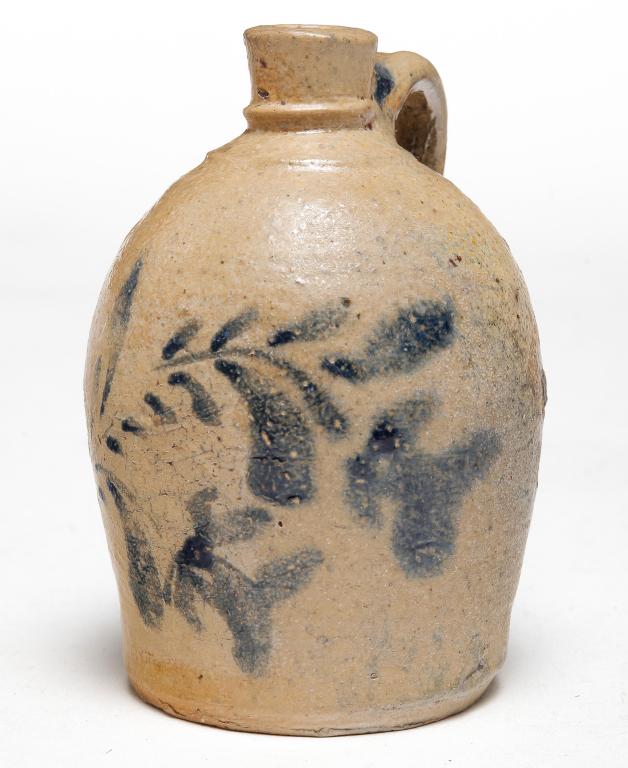 AMERICAN MINIATURE STONEWARE JUG. (1 of 4)