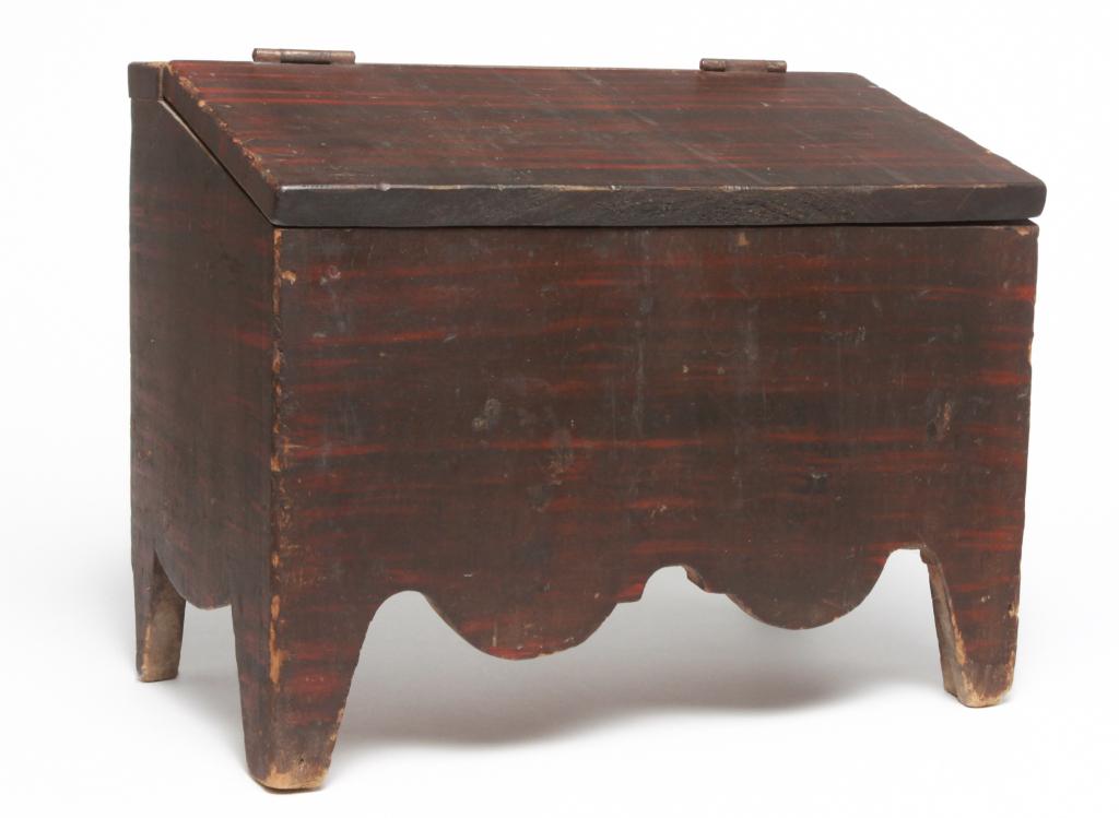 AMERICAN MINIATURE SLANT FRONT BIN. (1 of 6)