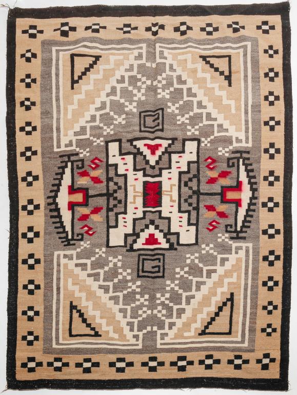 NAVAJO RUG. (1 of 2)