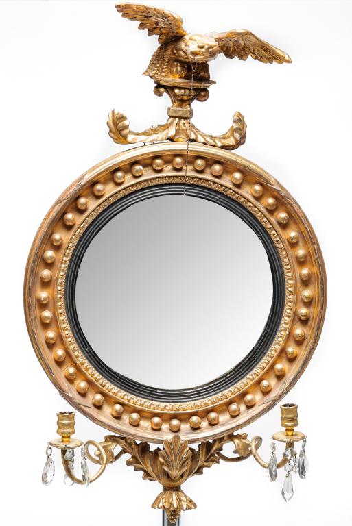 AMERICAN FEDERAL CONVEX MIRROR. (1 of 3)