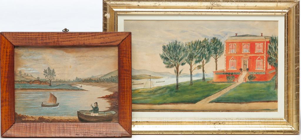 TWO AMERICAN RIVER SCENES. (1 of 4)