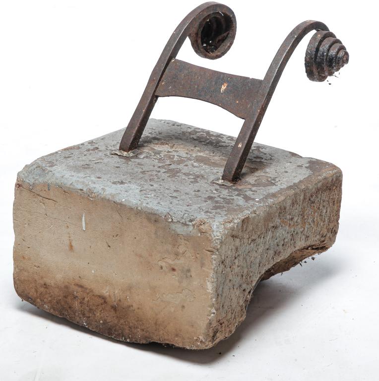 AMERICAN WROUGHT IRON BOOTSCRAPER. (1 of 4)