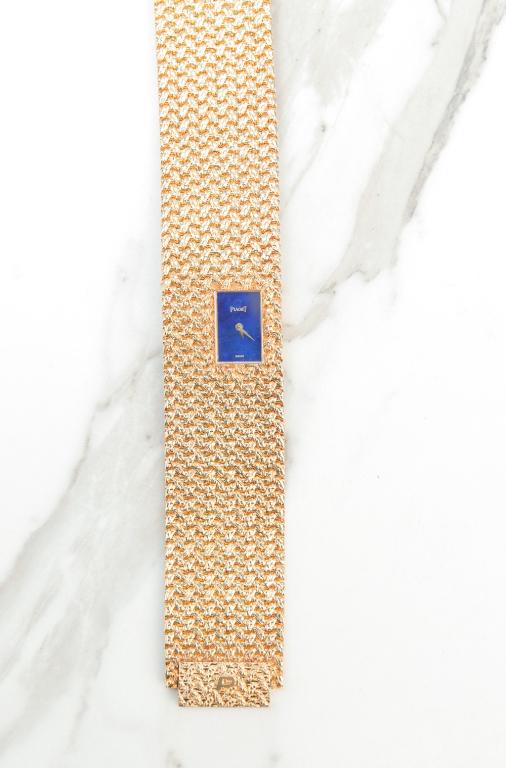 VINTAGE LADIES 18 KARAT PIAGET BRACELET WATCH. (1 of 3)