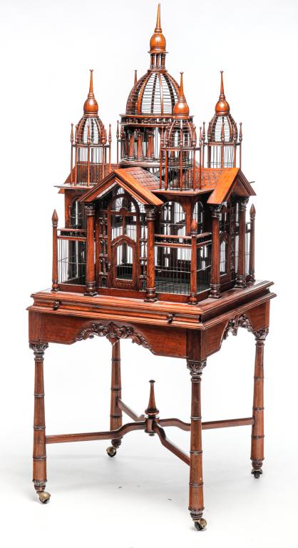 CONTEMPORARY VICTORIAN STYLE BIRDCAGE. (1 of 5)