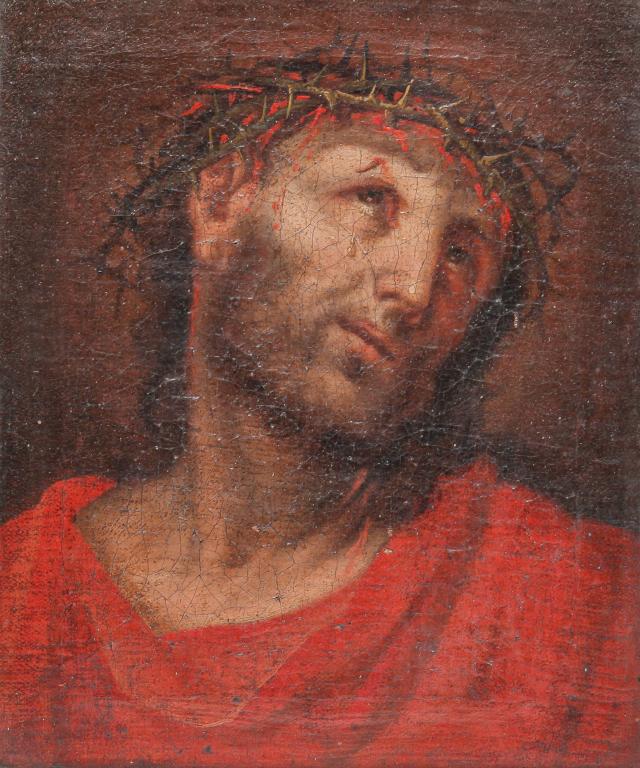 PORTRAIT OF CHRIST WITH CROWN OF THORNS. (1 of 3)