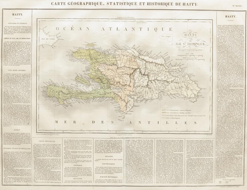 ATLAS MAP OF HISPANIOLA. (1 of 3)