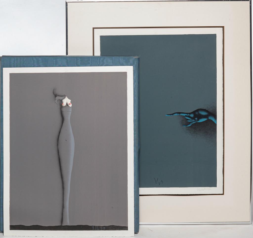 TWO "SONG OF SONGS" PRINTS, PAUL WUNDERLICH. (1 of 6)