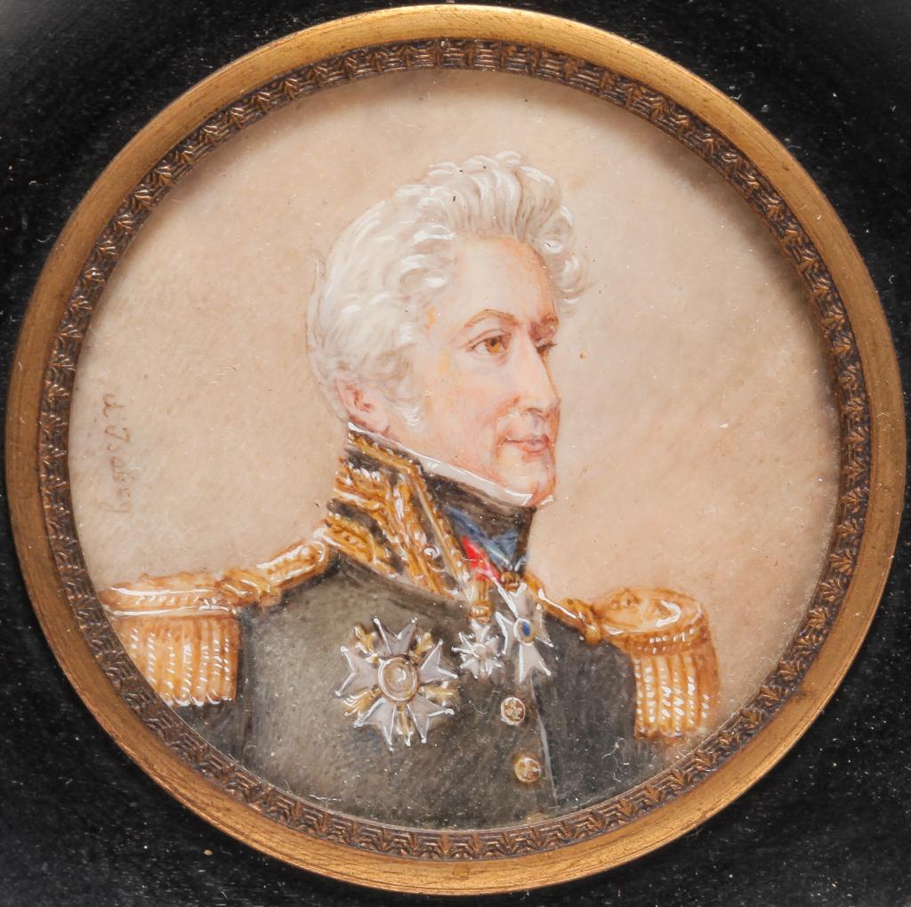 MINIATURE PORTRAIT BY JEAN BAPTISTE ISABEY. (1 of 3)