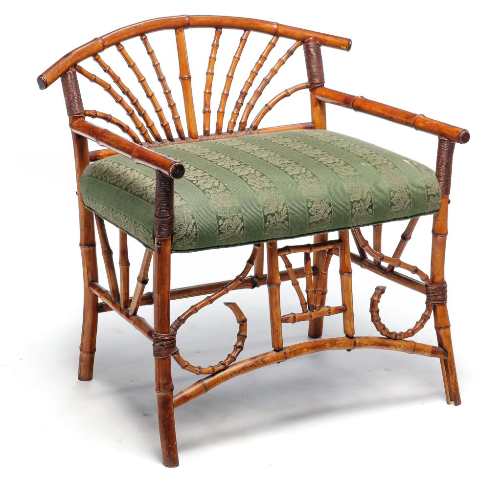 BAMBOO ARMCHAIR. (1 of 3)