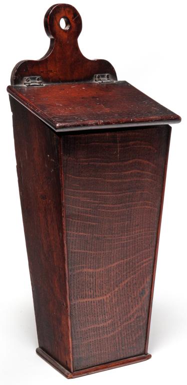 ENGLISH HANGING CANDLE OR PIPE BOX. (1 of 4)