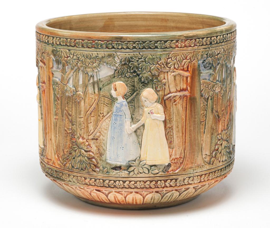 WELLER "FOREST MUSKOTA" JARDINERE. (1 of 4)