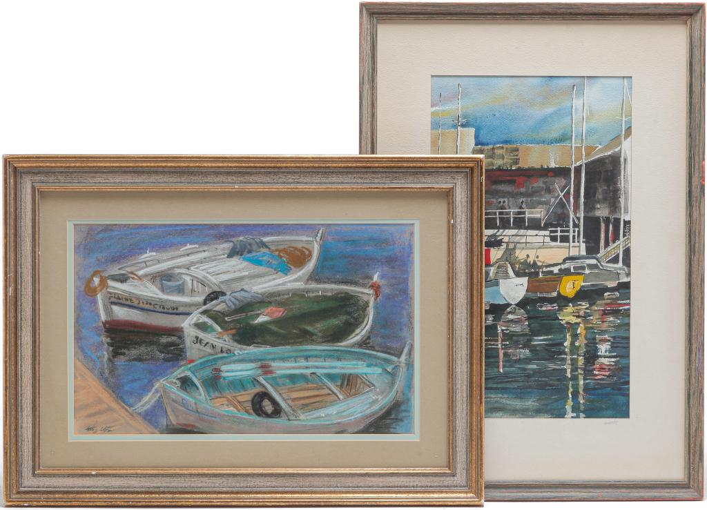 TWO AMERICAN ARTWORKS. (1 of 5)