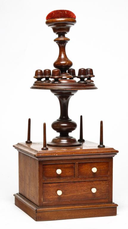 ENGLISH SEWING CADDY. (1 of 4)