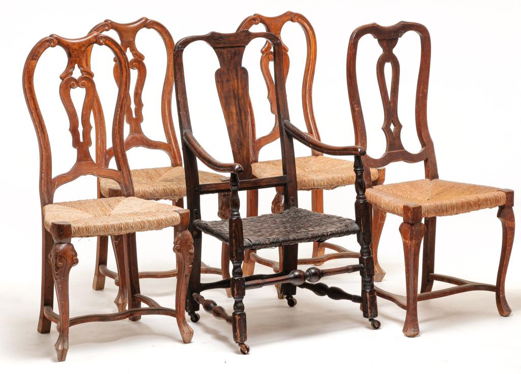 FIVE CHAIRS. (1 of 5)