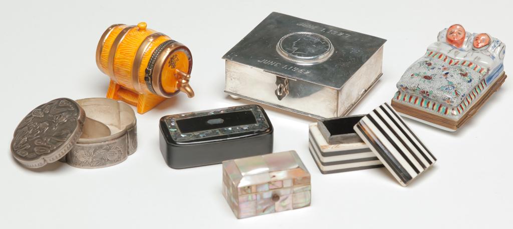 SEVEN SMALL BOXES. (1 of 4)