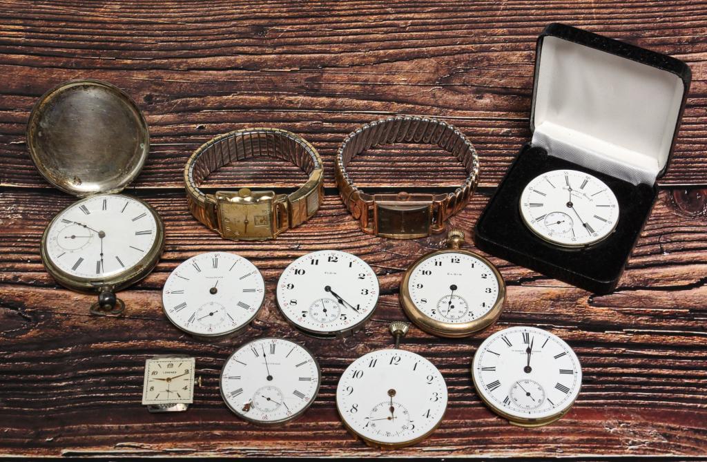 GROUP OF WATCHES AND WORKS. (1 of 14)