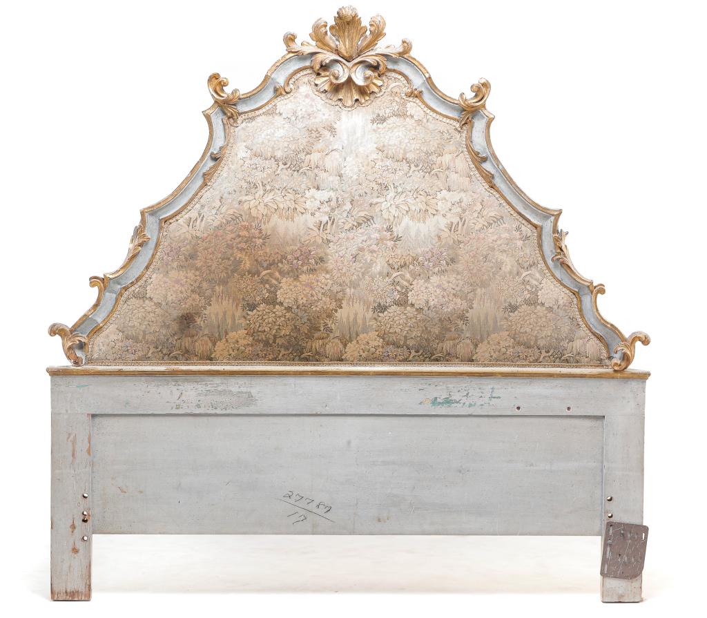 EUROPEAN LOUIS XV STYLE HEADBOARD. (1 of 4)